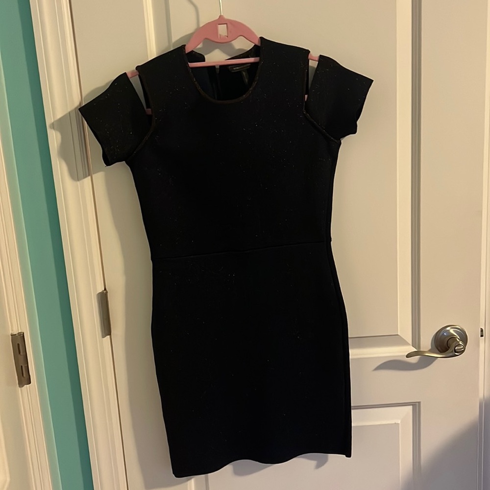 BCBG blue bandeau dress
